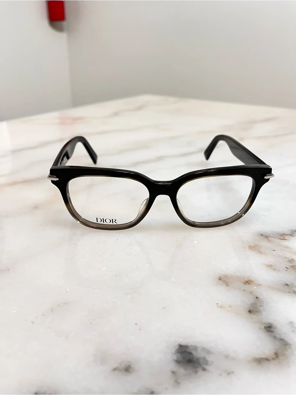 Dior Kids Black to Gray Gradient Eyeglasses